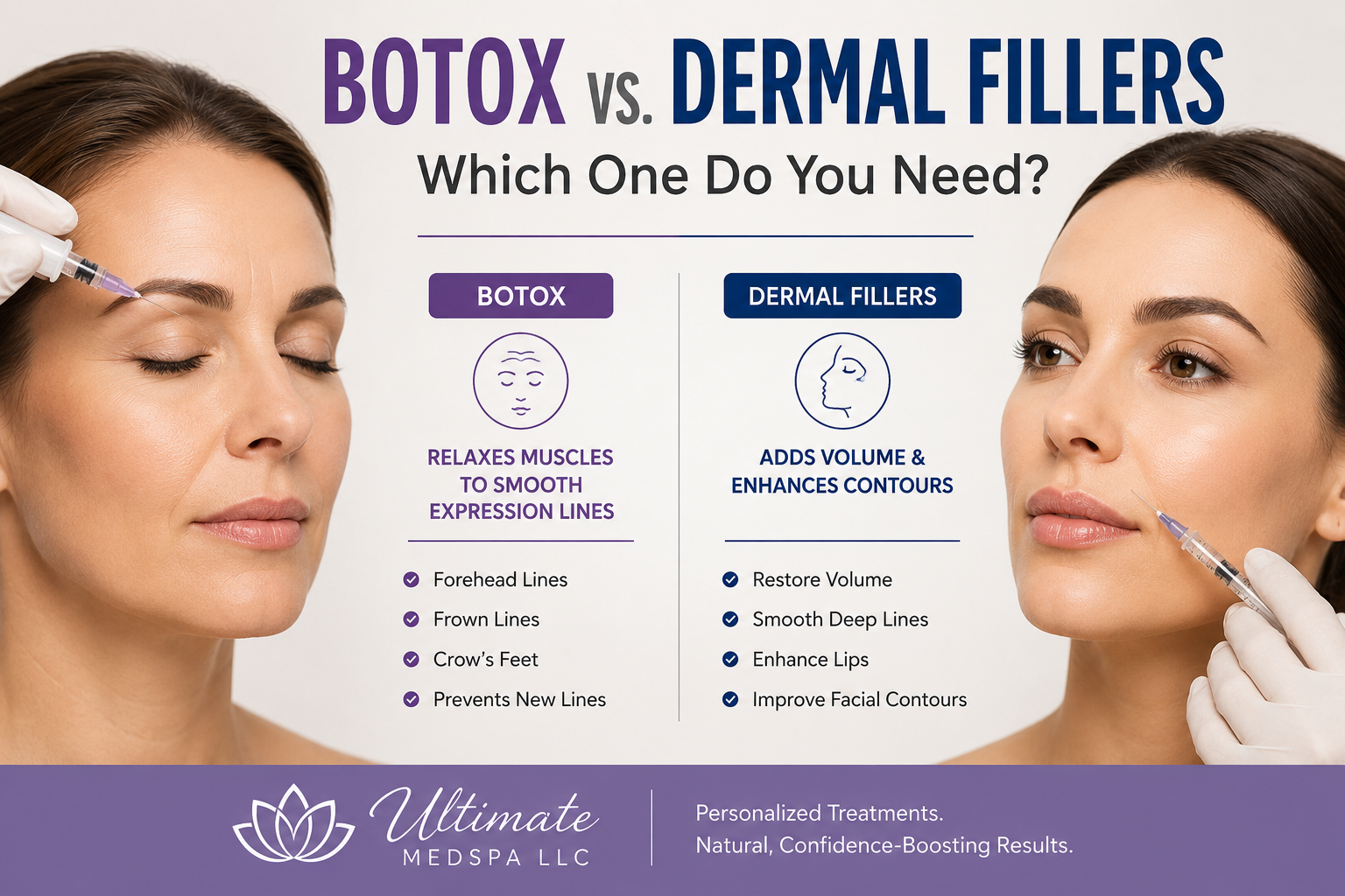 Botox vs Dermal Fillers Which One Do You Need